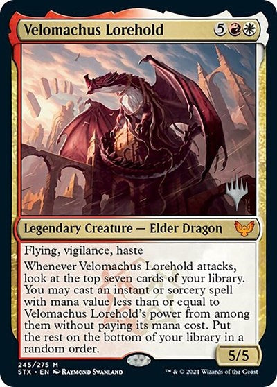 Velomachus Lorehold (Promo Pack) [Strixhaven: School of Mages Promos] | Rook's Games and More