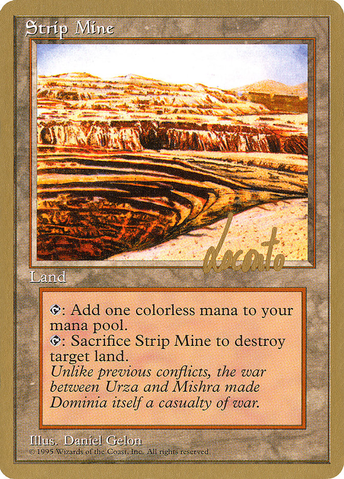 Strip Mine (Michael Loconto) [Pro Tour Collector Set] | Rook's Games and More