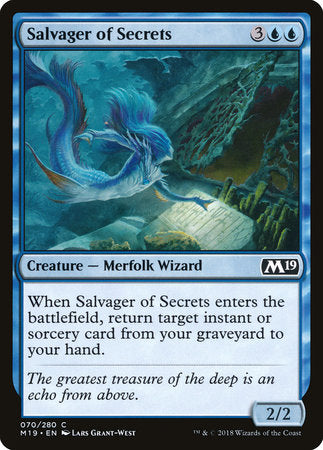 Salvager of Secrets [Core Set 2019] | Rook's Games and More
