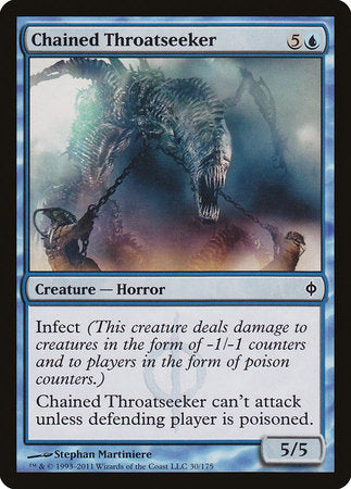 Chained Throatseeker [New Phyrexia] | Rook's Games and More