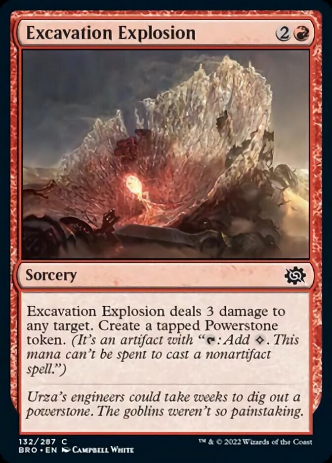Excavation Explosion [The Brothers' War] | Rook's Games and More