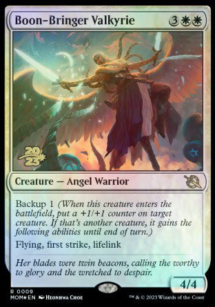 Boon-Bringer Valkyrie [March of the Machine Prerelease Promos] | Rook's Games and More