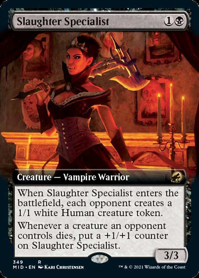 Slaughter Specialist (Extended) [Innistrad: Midnight Hunt] | Rook's Games and More
