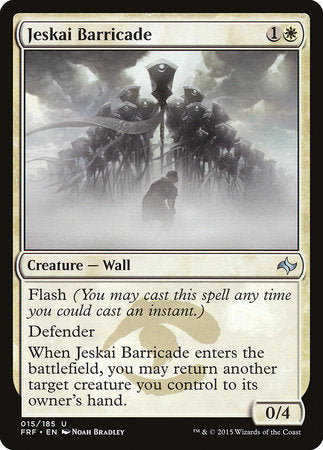 Jeskai Barricade [Fate Reforged] | Rook's Games and More