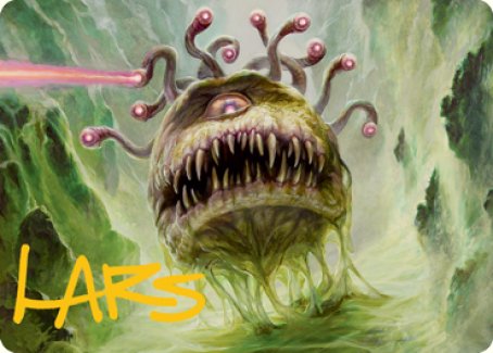 Beholder Art Card (Gold-Stamped Signature) [Dungeons & Dragons: Adventures in the Forgotten Realms Art Series] | Rook's Games and More