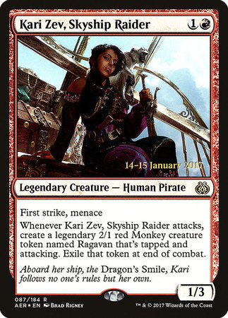 Kari Zev, Skyship Raider [Aether Revolt Promos] | Rook's Games and More