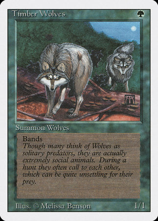 Timber Wolves [Revised Edition] | Rook's Games and More