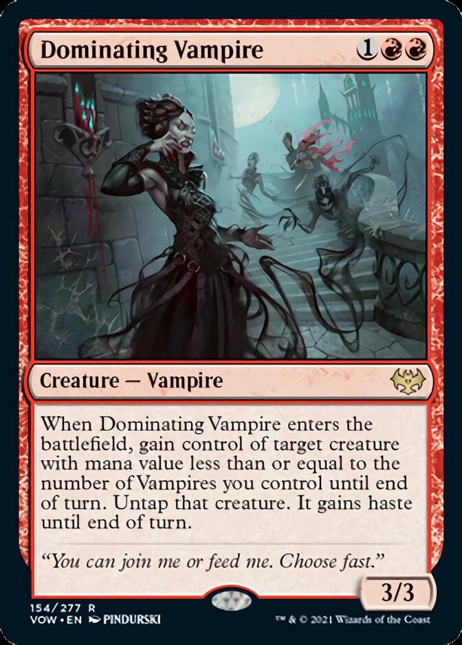 Dominating Vampire [Innistrad: Crimson Vow] | Rook's Games and More