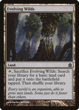 Evolving Wilds [Commander 2011] | Rook's Games and More