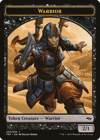 Warrior Token [Fate Reforged Tokens] | Rook's Games and More