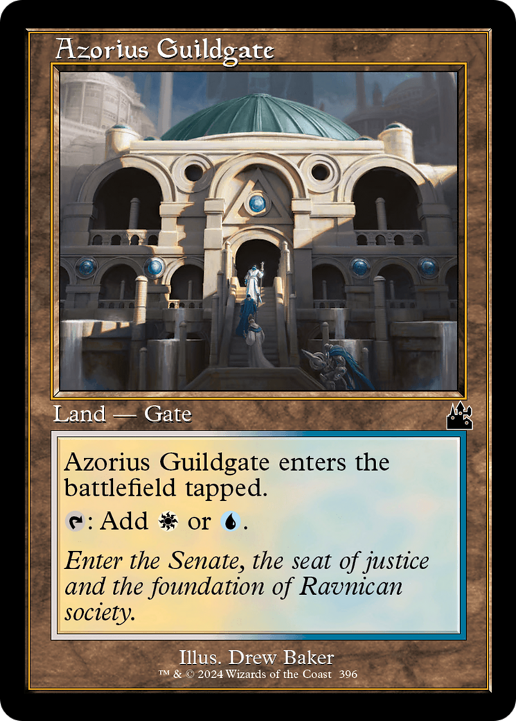 Azorius Guildgate (Retro Frame) [Ravnica Remastered] | Rook's Games and More