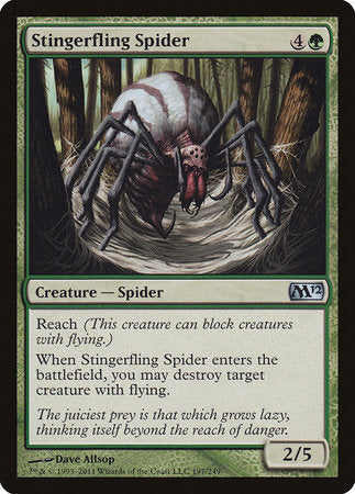 Stingerfling Spider [Magic 2012] | Rook's Games and More