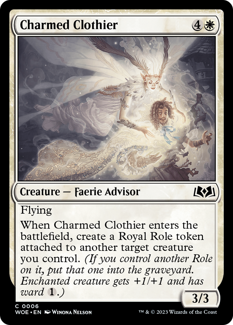 Charmed Clothier [Wilds of Eldraine] | Rook's Games and More