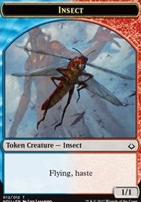Insect // Warrior Double-sided Token [Hour of Devastation Tokens] | Rook's Games and More