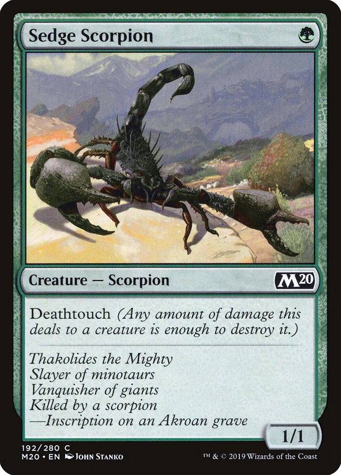 Sedge Scorpion [Core Set 2020] | Rook's Games and More