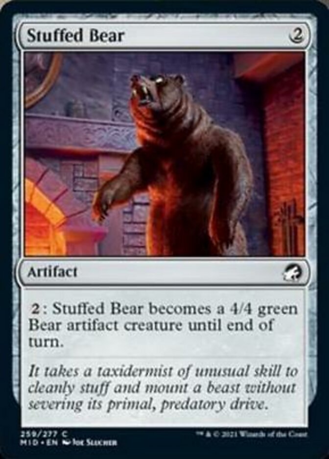 Stuffed Bear [Innistrad: Midnight Hunt] | Rook's Games and More