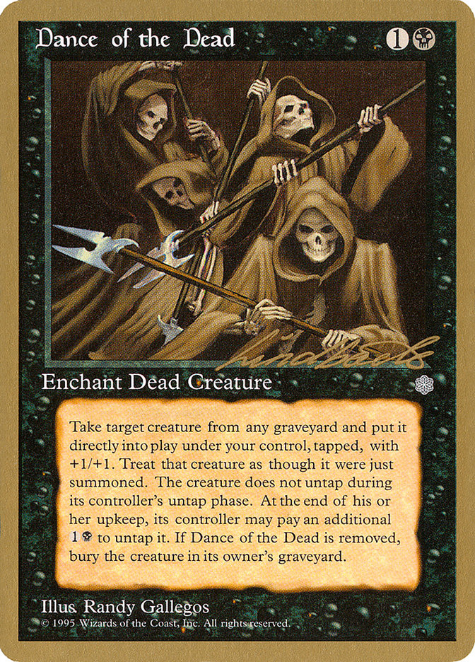 Dance of the Dead (Leon Lindback) [Pro Tour Collector Set] | Rook's Games and More