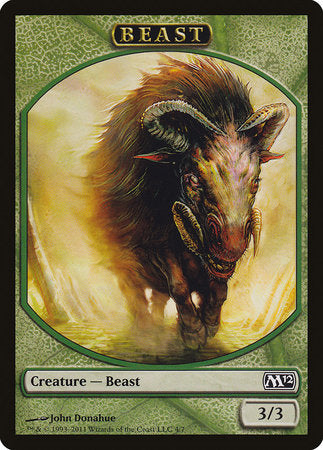 Beast Token [Magic 2012 Tokens] | Rook's Games and More