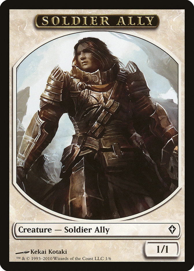 Soldier Ally [Worldwake Tokens] | Rook's Games and More