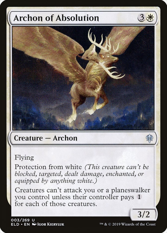 Archon of Absolution [Throne of Eldraine] | Rook's Games and More