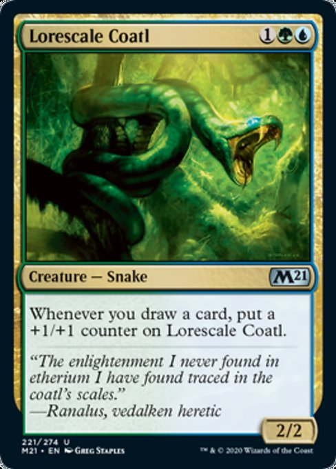 Lorescale Coatl [Core Set 2021] | Rook's Games and More