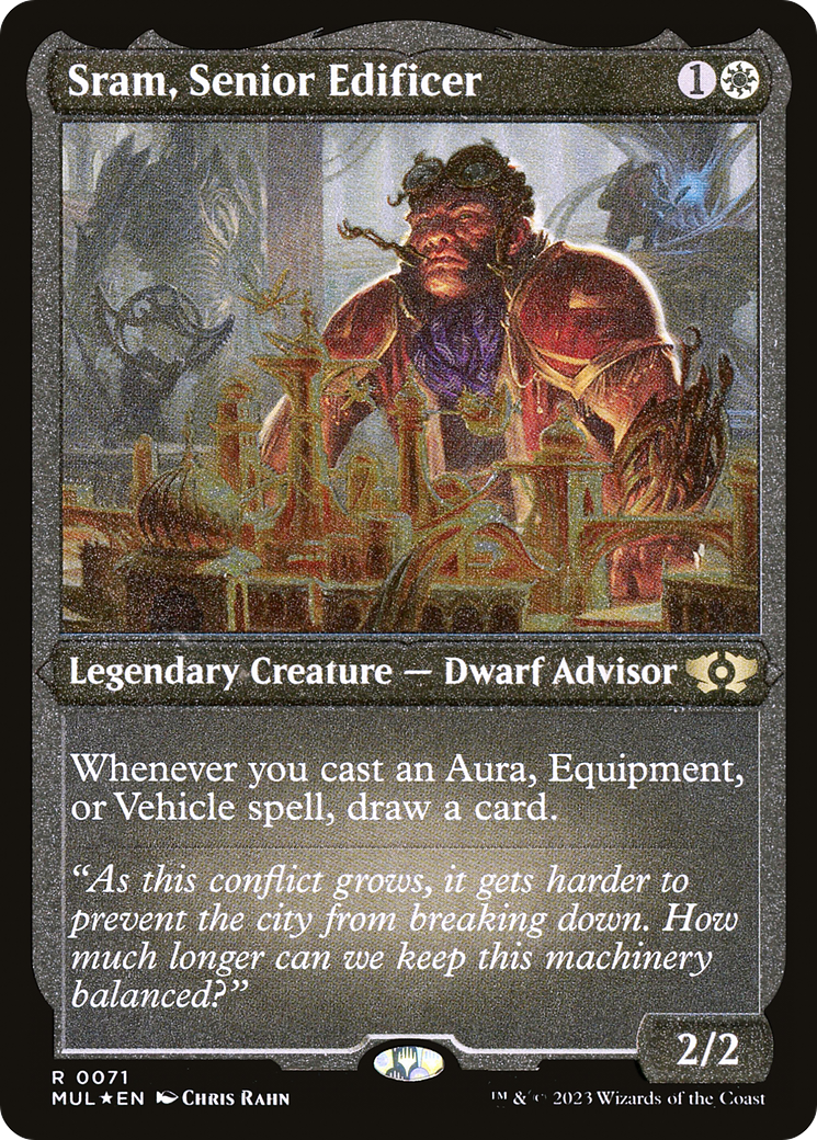 Sram, Senior Edificer (Foil Etched) [Multiverse Legends] | Rook's Games and More