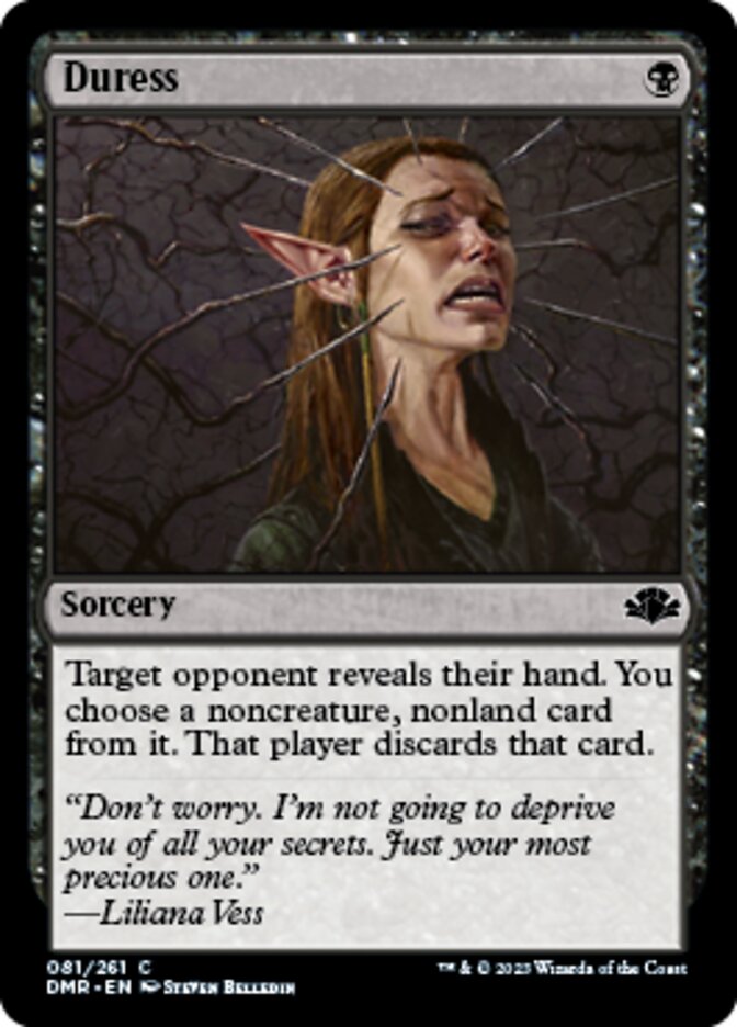 Duress [Dominaria Remastered] | Rook's Games and More