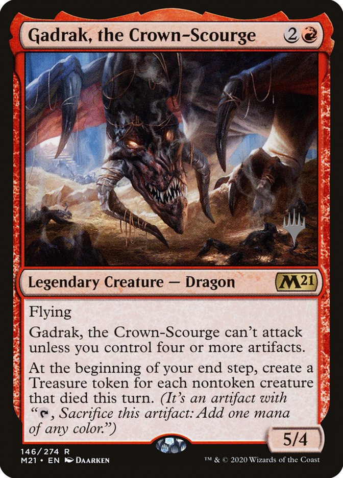Gadrak, the Crown-Scourge (Promo Pack) [Core Set 2021 Promos] | Rook's Games and More