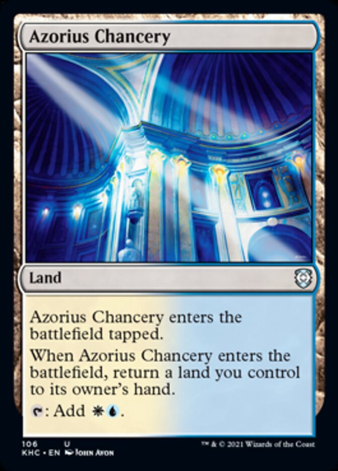 Azorius Chancery [Kaldheim Commander] | Rook's Games and More