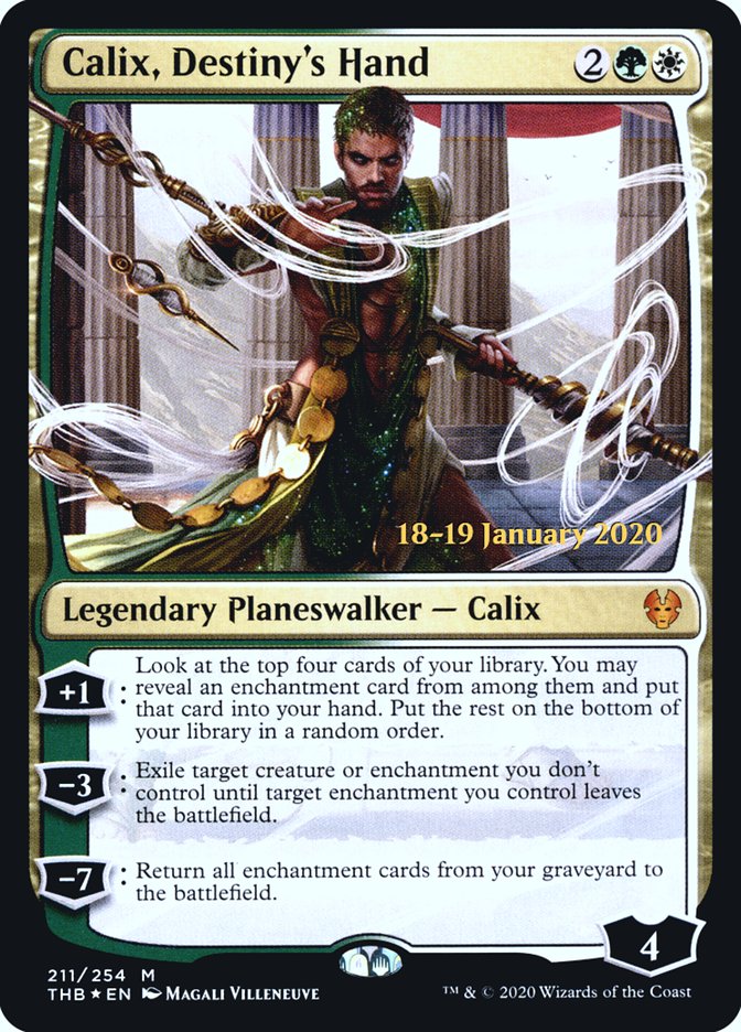 Calix, Destiny's Hand [Theros Beyond Death Prerelease Promos] | Rook's Games and More