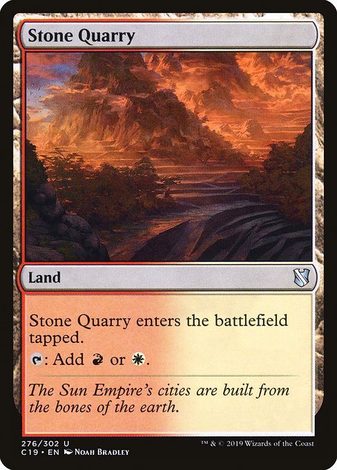 Stone Quarry [Commander 2019] | Rook's Games and More