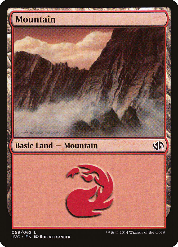 Mountain (61) [Duel Decks Anthology] | Rook's Games and More