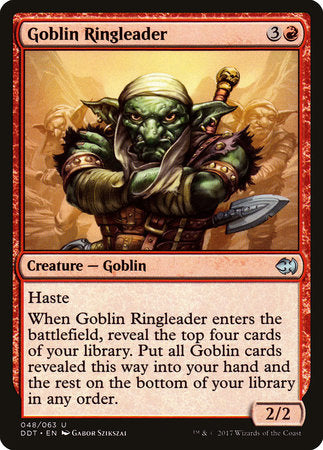 Goblin Ringleader [Duel Decks: Merfolk vs. Goblins] | Rook's Games and More