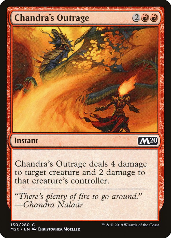 Chandra's Outrage [Core Set 2020] | Rook's Games and More