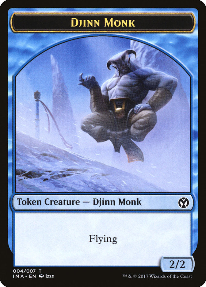 Djinn Monk [Iconic Masters Tokens] | Rook's Games and More