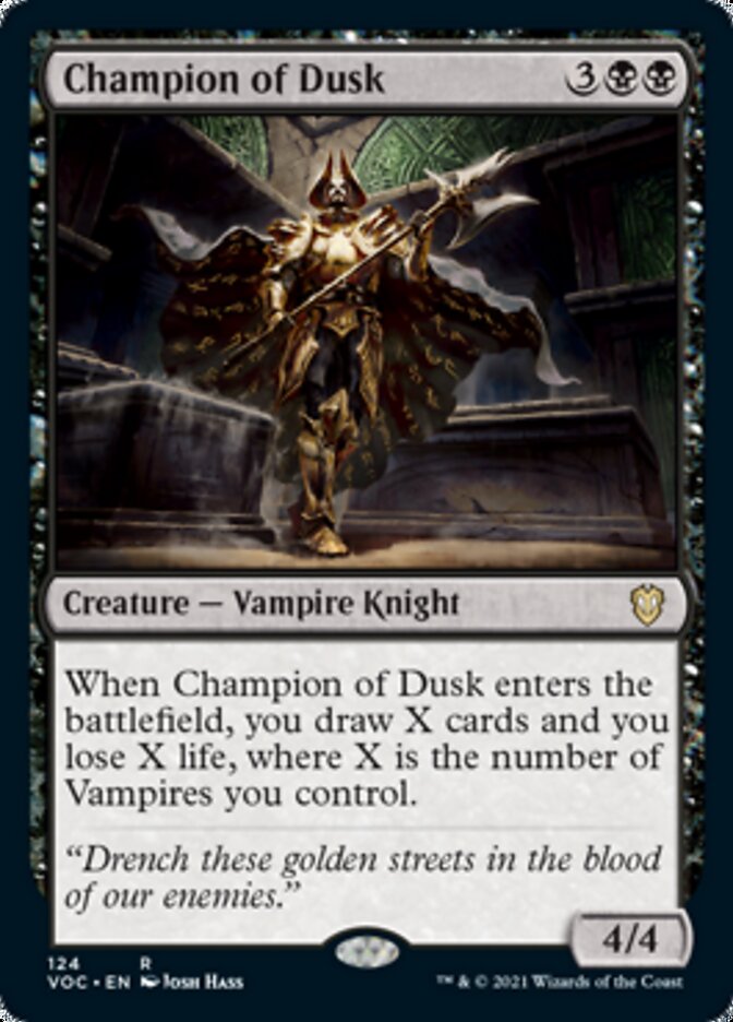 Champion of Dusk [Innistrad: Crimson Vow Commander] | Rook's Games and More