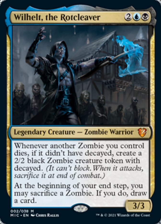 Wilhelt, the Rotcleaver (Display Commander) [Innistrad: Midnight Hunt Commander] | Rook's Games and More