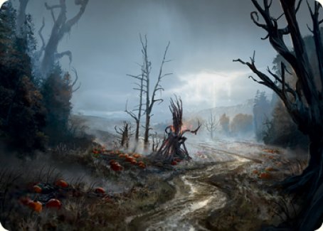 Overgrown Farmland Art Card [Innistrad: Midnight Hunt Art Series] | Rook's Games and More