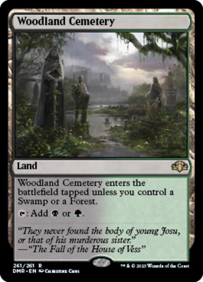 Woodland Cemetery [Dominaria Remastered] | Rook's Games and More