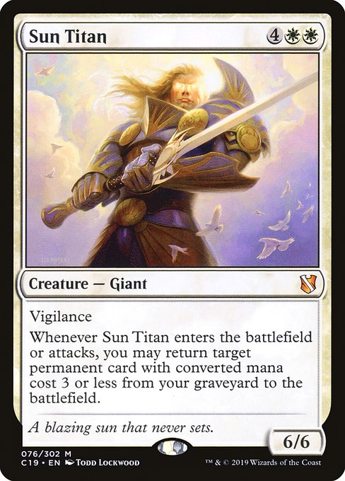 Sun Titan [Commander 2019] | Rook's Games and More