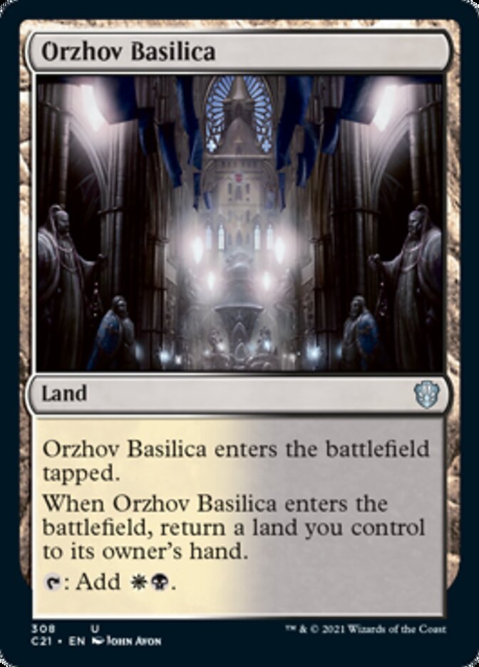 Orzhov Basilica [Commander 2021] | Rook's Games and More