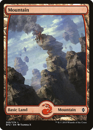 Mountain (269) - Full Art [Battle for Zendikar] | Rook's Games and More