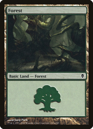 Forest (247a) [Zendikar] | Rook's Games and More