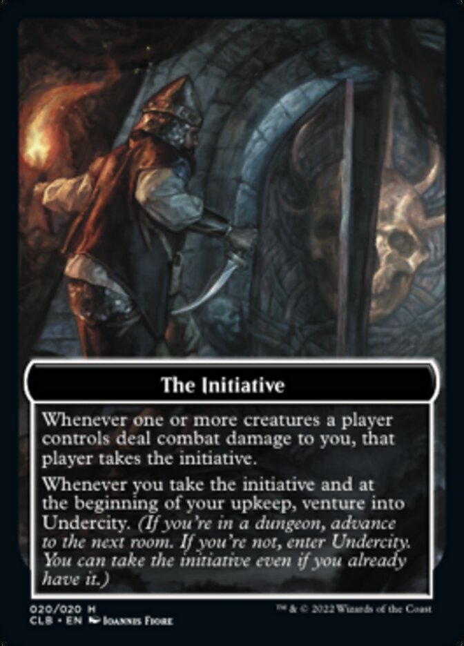 The Initiative // Undercity Double-sided Token [Commander Legends: Battle for Baldur's Gate Tokens] | Rook's Games and More