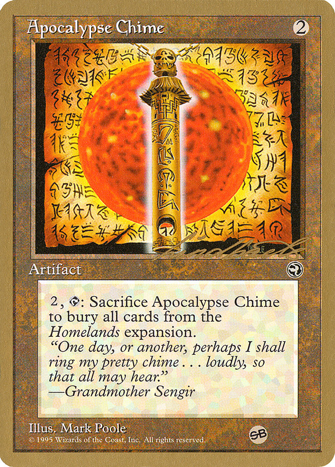 Apocalypse Chime (Leon Lindback) (SB) [Pro Tour Collector Set] | Rook's Games and More
