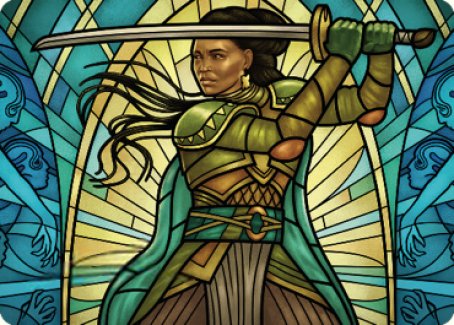 Shanna, Purifying Blade Art Card 2 [Dominaria United Art Series] | Rook's Games and More