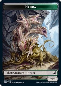 Hydra // Illusion Double-sided Token [Zendikar Rising Tokens] | Rook's Games and More