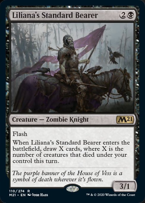 Liliana's Standard Bearer [Core Set 2021] | Rook's Games and More