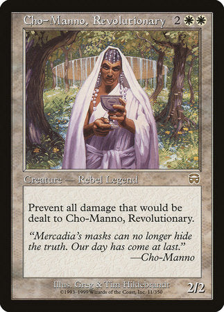 Cho-Manno, Revolutionary [Mercadian Masques] | Rook's Games and More