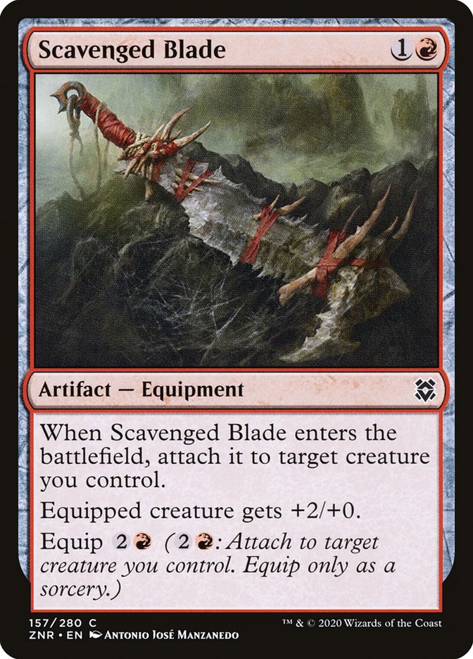 Scavenged Blade [Zendikar Rising] | Rook's Games and More